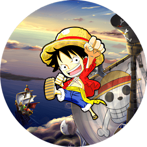 CAPA PAINEL REDONDO ANIME ONE PIECE | TECIDO PREMIUM  | VÁRIOS MODELOS - 1.50X1.50M E 50X50CM