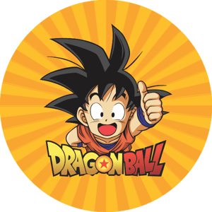 CAPA PAINEL REDONDO ANIME DRAGON BALL Z| TECIDO PREMIUM  | VÁRIOS MODELOS - 1.50X1.50M E 50X50CM