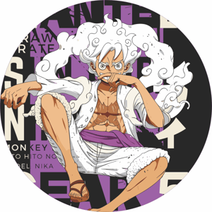 CAPA PAINEL REDONDO ANIME ONE PIECE | TECIDO PREMIUM  | VÁRIOS MODELOS - 1.50X1.50M E 50X50CM