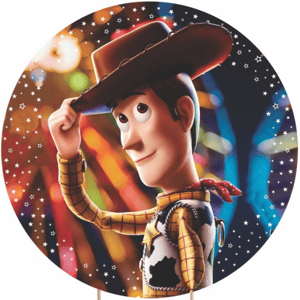 CAPA PAINEL REDONDO TOY STORY | TECIDO PREMIUM  | VÁRIOS MODELOS - 1.50X1.50M E 50X50CM