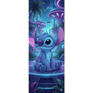 CAPA PAINEL PORTA STITCH | TECIDO PREMIUM  | VÁRIOS MODELOS - 85cm x 2.10M