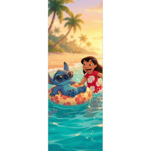 CAPA PAINEL PORTA STITCH | TECIDO PREMIUM  | VÁRIOS MODELOS - 85cm x 2.10M