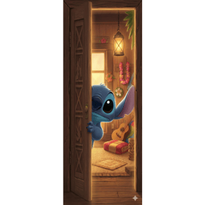 CAPA PAINEL PORTA STITCH | TECIDO PREMIUM  | VÁRIOS MODELOS - 85cm x 2.10M