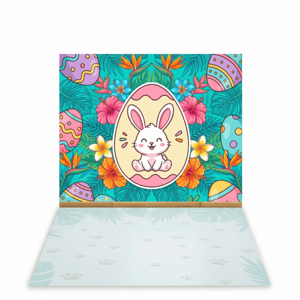 CAPA FUNDO FOTOGRÁFICO PET PÁSCOA COELHO | TECIDO PREMIUM  | VÁRIOS MODELOS. - 1.20X1.70M