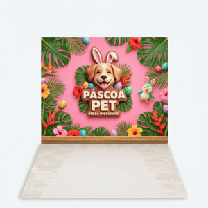 CAPA FUNDO FOTOGRÁFICO PET PÁSCOA COELHO | TECIDO PREMIUM  | VÁRIOS MODELOS. - 1.20X1.70M