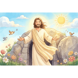 CAPA FUNDO FOTOGRÁFICO HORIZONTAL PÁSCOA CRISTÃ| TECIDO PREMIUM  | VÁRIOS MODELOS - 2.20X1.50M