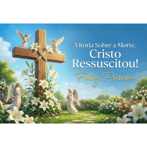 CAPA FUNDO FOTOGRÁFICO HORIZONTAL PÁSCOA CRISTÃ| TECIDO PREMIUM  | VÁRIOS MODELOS - 2.20X1.50M