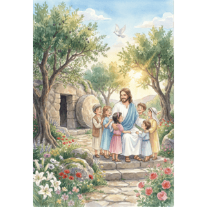 CAPA FUNDO FOTOGRÁFICO VERTICAL PÁSCOA CRISTÃ | TECIDO PREMIUM  | VÁRIOS MODELOS - 1.50X2.20CM