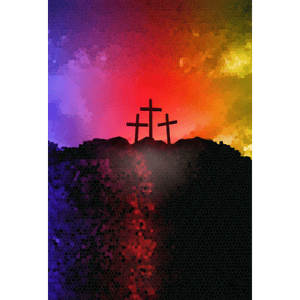 CAPA FUNDO FOTOGRÁFICO VERTICAL PÁSCOA CRISTÃ | TECIDO PREMIUM  | VÁRIOS MODELOS - 1.50X2.20CM