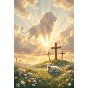 CAPA FUNDO FOTOGRÁFICO VERTICAL PÁSCOA CRISTÃ | TECIDO PREMIUM  | VÁRIOS MODELOS - 1.50X2.20CM