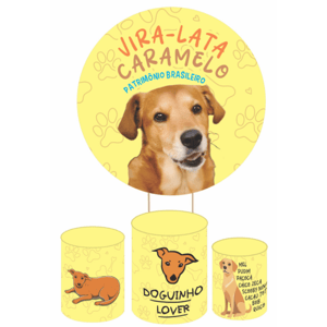 KIT CAPA PAINEL REDONDO E CILÍNDROS PETS | TECIDO PREMIUM  | VÁRIOS MODELOS.