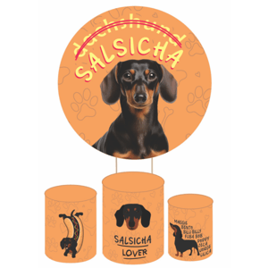 KIT CAPA PAINEL REDONDO E CILÍNDROS PETS | TECIDO PREMIUM  | VÁRIOS MODELOS.