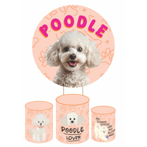 KIT CAPA PAINEL REDONDO E CILÍNDROS PETS | TECIDO PREMIUM  | VÁRIOS MODELOS.