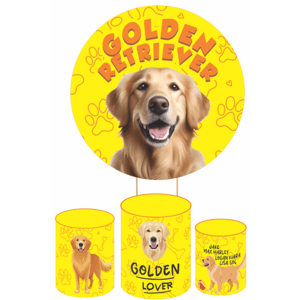 KIT CAPA PAINEL REDONDO E CILÍNDROS PETS | TECIDO PREMIUM  | VÁRIOS MODELOS.