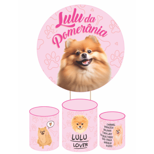 KIT CAPA PAINEL REDONDO E CILÍNDROS PETS | TECIDO PREMIUM  | VÁRIOS MODELOS.