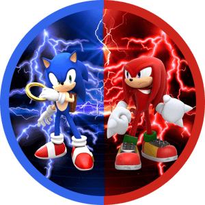 CAPA PAINEL REDONDO SONIC | TECIDO PREMIUM  | VÁRIOS MODELOS - 1.50X1.50M E 50X50CM