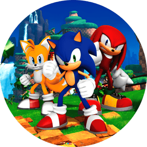 CAPA PAINEL REDONDO SONIC | TECIDO PREMIUM  | VÁRIOS MODELOS - 1.50X1.50M E 50X50CM