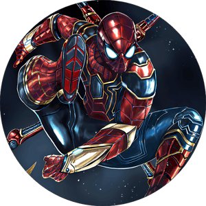 CAPA PAINEL REDONDO HERÓI HOMEM-ARANHA | TECIDO PREMIUM  | VÁRIOS MODELOS - 1.50X1.50M E 50X50CM