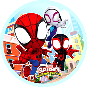 CAPA PAINEL REDONDO HERÓI HOMEM-ARANHA | TECIDO PREMIUM  | VÁRIOS MODELOS - 1.50X1.50M E 50X50CM