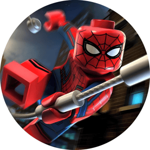 CAPA PAINEL REDONDO HERÓI HOMEM-ARANHA | TECIDO PREMIUM  | VÁRIOS MODELOS - 1.50X1.50M E 50X50CM