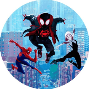 CAPA PAINEL REDONDO HERÓI HOMEM-ARANHA | TECIDO PREMIUM  | VÁRIOS MODELOS - 1.50X1.50M E 50X50CM