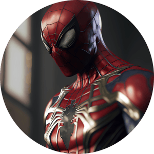 CAPA PAINEL REDONDO HERÓI HOMEM-ARANHA | TECIDO PREMIUM  | VÁRIOS MODELOS - 1.50X1.50M E 50X50CM