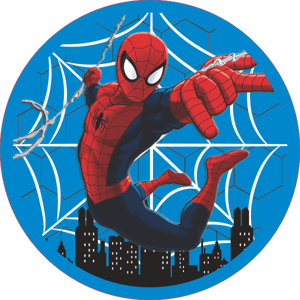 CAPA PAINEL REDONDO HERÓI HOMEM-ARANHA | TECIDO PREMIUM  | VÁRIOS MODELOS - 1.50X1.50M E 50X50CM