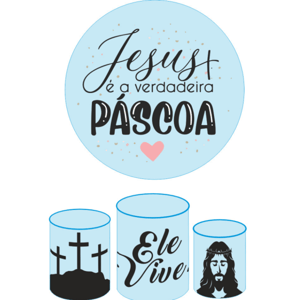 KIT CAPA PAINEL REDONDO E CILÍNDROS PÁSCOA | TECIDO PREMIUM  | VÁRIOS MODELOS.