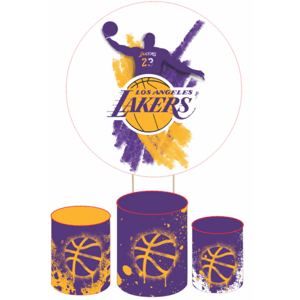 KIT CAPA PAINEL REDONDO E CILÍNDROS BASQUETE | TECIDO PREMIUM  | VÁRIOS MODELOS.