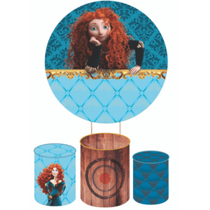 KIT CAPA PAINEL REDONDO E CILÍNDROS VALENTE MERIDA | TECIDO PREMIUM  | VÁRIOS MODELOS.