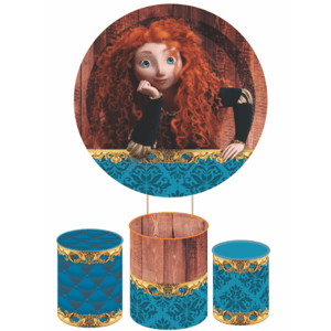 KIT CAPA PAINEL REDONDO E CILÍNDROS VALENTE MERIDA | TECIDO PREMIUM  | VÁRIOS MODELOS.