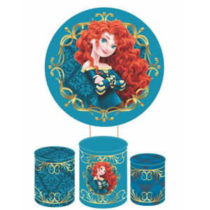 KIT CAPA PAINEL REDONDO E CILÍNDROS VALENTE MERIDA | TECIDO PREMIUM  | VÁRIOS MODELOS.