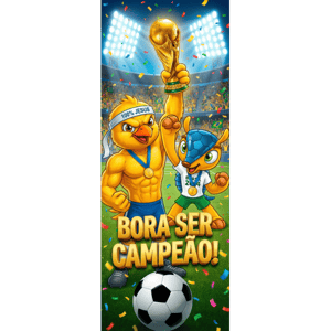CAPA PAINEL PORTA COPA DO MUNDO| TECIDO PREMIUM  | VÁRIOS MODELOS - 85cm x 2.10M