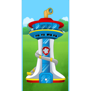 CAPA FUNDO ROMANO PATRULHA CANINA | TECIDO PREMIUM  | VÁRIOS MODELOS. - 1X2M