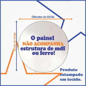 CAPA PAINEL REDONDO MASHA E O URSO | TECIDO PREMIUM  | VÁRIOS MODELOS - 1.50X1.50M E 50X50CM