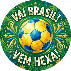 CAPA PAINEL REDONDO COPA DO MUNDO 2026 | TECIDO PREMIUM  | VÁRIOS MODELOS - 1.50X1.50M E 50X50CM