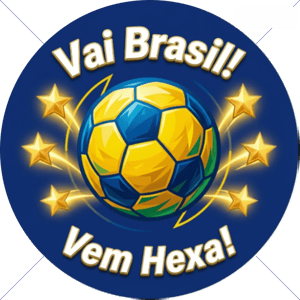 CAPA PAINEL REDONDO COPA DO MUNDO 2026 | TECIDO PREMIUM  | VÁRIOS MODELOS - 1.50X1.50M E 50X50CM