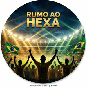 CAPA PAINEL REDONDO COPA DO MUNDO 2026 | TECIDO PREMIUM  | VÁRIOS MODELOS - 1.50X1.50M E 50X50CM