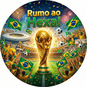 CAPA PAINEL REDONDO COPA DO MUNDO 2026 | TECIDO PREMIUM  | VÁRIOS MODELOS - 1.50X1.50M E 50X50CM