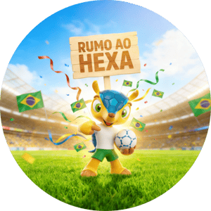 CAPA PAINEL REDONDO COPA DO MUNDO 2026 | TECIDO PREMIUM  | VÁRIOS MODELOS - 1.50X1.50M E 50X50CM