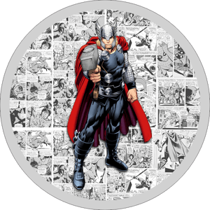 CAPA PAINEL REDONDO VINGADORES | TECIDO PREMIUM  | VÁRIOS MODELOS - 1.50X1.50M E 50X50CM
