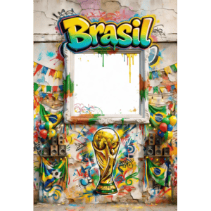 CAPA FUNDO INTERATIVO COPA DO MUNDO | TECIDO PREMIUM  | VÁRIOS MODELOS - 1.50X2.20M