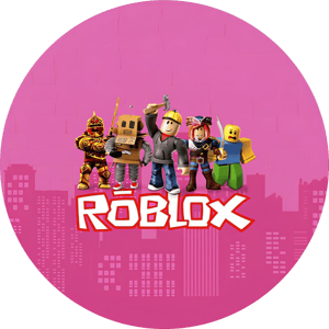 CAPA PAINEL REDONDO ROBLOX | TECIDO PREMIUM  | VÁRIOS MODELOS - 1.50X1.50M E 50X50CM