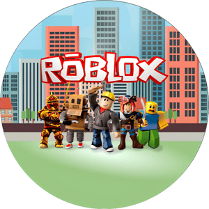 CAPA PAINEL REDONDO ROBLOX | TECIDO PREMIUM  | VÁRIOS MODELOS - 1.50X1.50M E 50X50CM