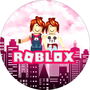 CAPA PAINEL REDONDO ROBLOX | TECIDO PREMIUM  | VÁRIOS MODELOS - 1.50X1.50M E 50X50CM