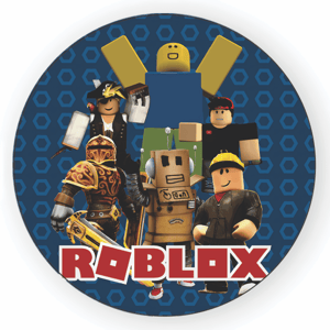 CAPA PAINEL REDONDO ROBLOX | TECIDO PREMIUM  | VÁRIOS MODELOS - 1.50X1.50M E 50X50CM