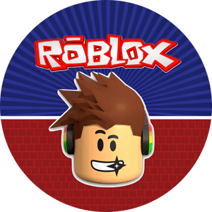 CAPA PAINEL REDONDO ROBLOX | TECIDO PREMIUM  | VÁRIOS MODELOS - 1.50X1.50M E 50X50CM