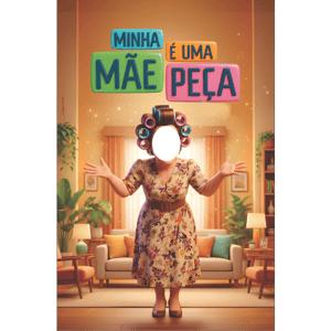 CAPA FUNDO INTERATIVO DIA DAS MÃES | TECIDO PREMIUM  | VÁRIOS MODELOS - 1.50X2.20M