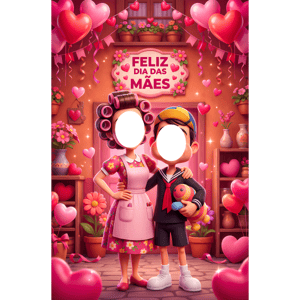 CAPA FUNDO INTERATIVO DIA DAS MÃES | TECIDO PREMIUM  | VÁRIOS MODELOS - 1.50X2.20M