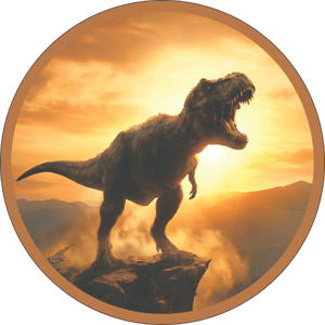 CAPA PAINEL REDONDO DINOSSAURO | TECIDO PREMIUM  | VÁRIOS MODELOS - 1.50X1.50M E 50X50CM